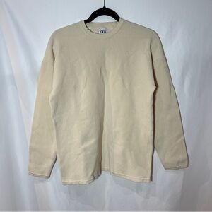 Zara Mens Sweatshirt in Beige Sized Medium 0458/401/712
